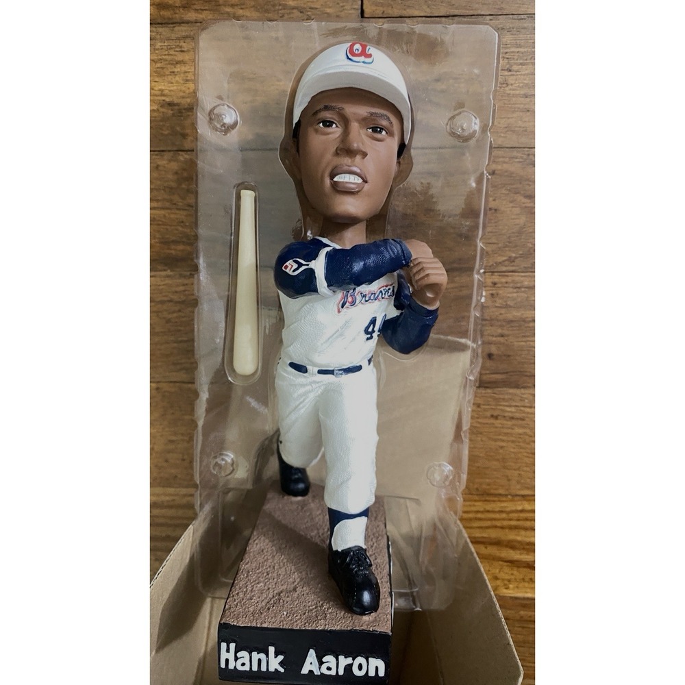 Vintage NIB Hank Aaron Atlanta Braves MLB 2003 SGA Bobblehead